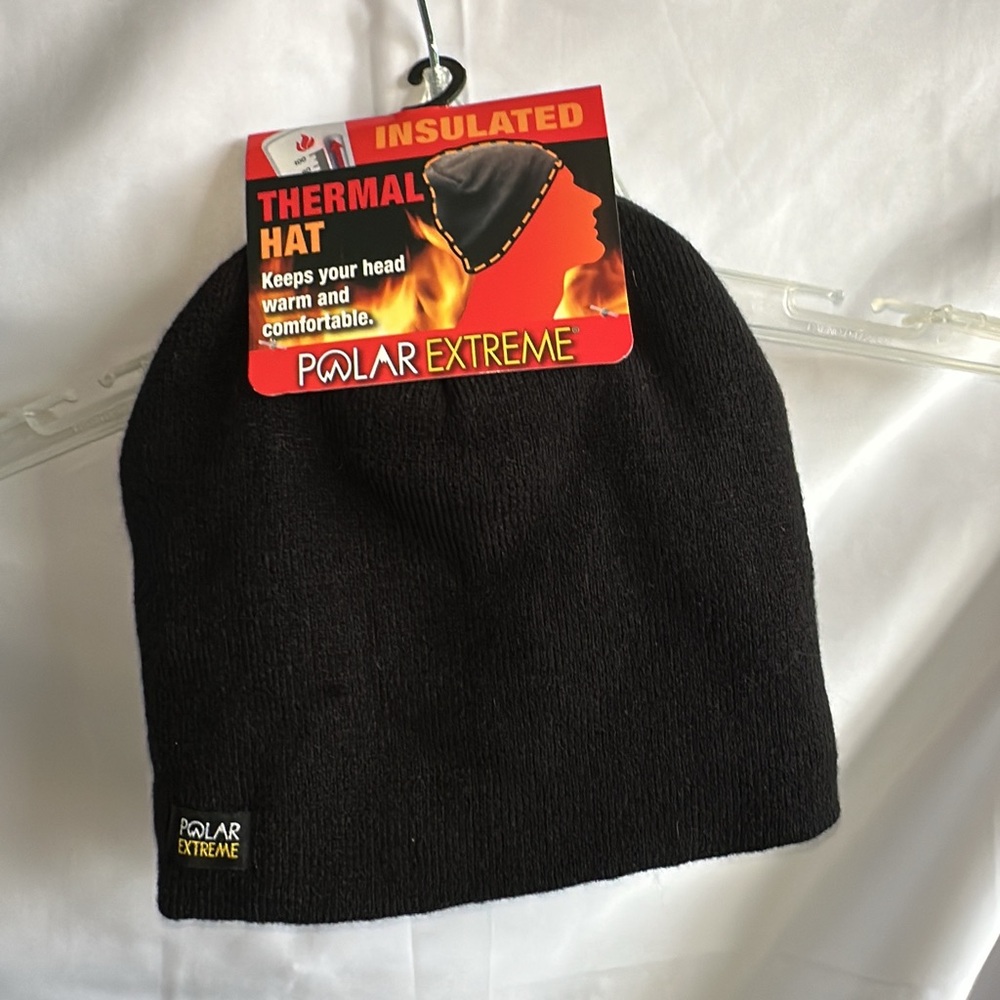 Polar Extreme Black Thermal Hat